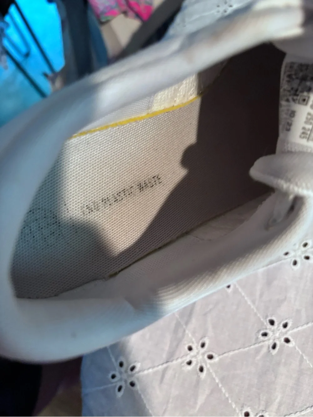 adidas White Low-Top Canvas Sneakers